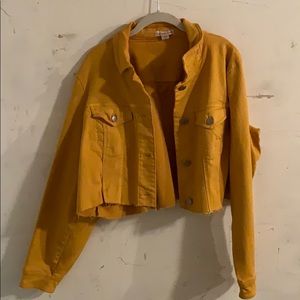 Mustard yellow vintage jacket